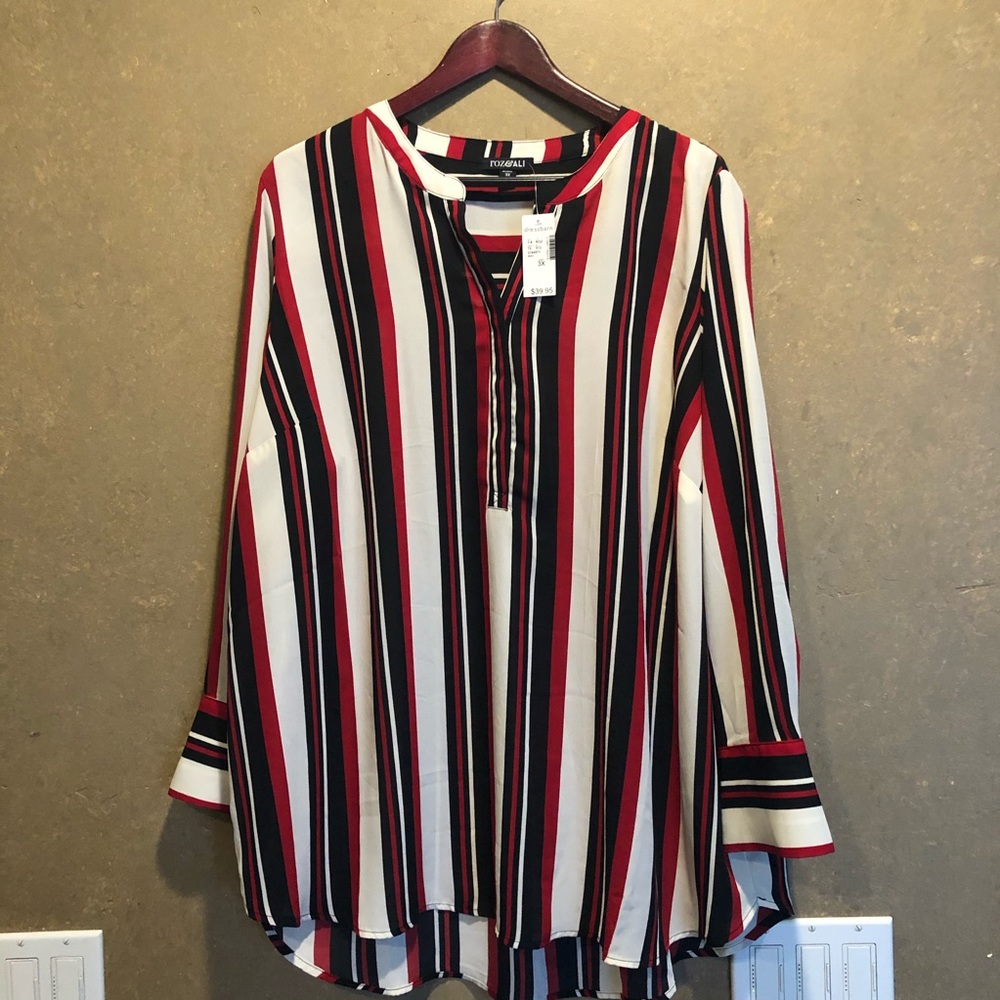 Roz&Ali business casual long shirt